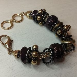 Metal Statement Bracelet NWOT